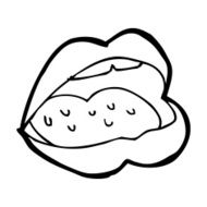 cartoon open mouth N24