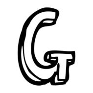 cartoon letter N227