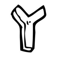 cartoon letter N232