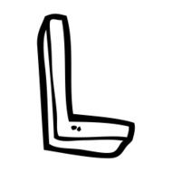 cartoon letter N236