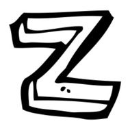 cartoon letter N238