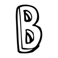 cartoon letter N244