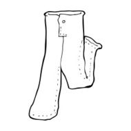 cartoon pair of jeans N18
