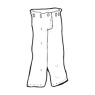 cartoon pair of jeans N19