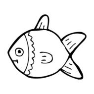 Cartoon Fish N244