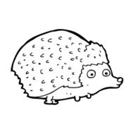 Cartoon Hedgehog N49
