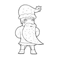Cartoon Santa Claus N446