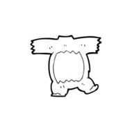 cartoon teddy bear body N6