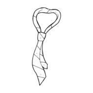 Cartoon Tie N44