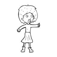 Cartoon Woman N69
