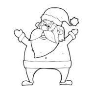 jolly santa cartoon N42