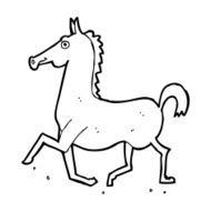 Cartoon Horse N97