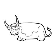 Cartoon Bull N49