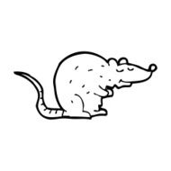 Cartoon Rat N39