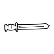 Cartoon Sword N113