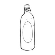 cartoon traditional bottle N27