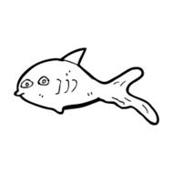 Cartoon Fish N246