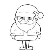 cartoon happy santa claus N42