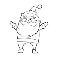 cartoon happy santa claus N43