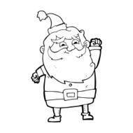 Cartoon Santa Claus N450