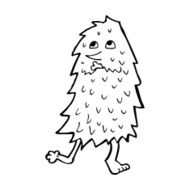 Cartoon monster N177