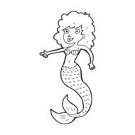 Cartoon Mermaid N89