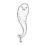 cartoon spooky ghost N134