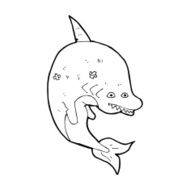 Cartoon Shark N90