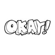 cartoon okay sign N11