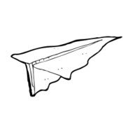 cartoon paper aeroplane N8