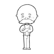 Cartoon Grandfather N18
