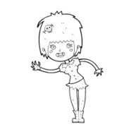 Cartoon Vampire Girl N332