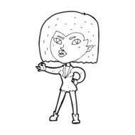Cartoon Vampire Girl N334