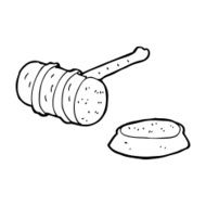 Cartoon Gavel N22
