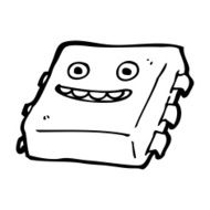 cartoon computer chip N35