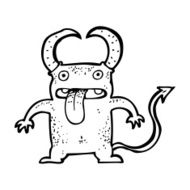 cartoon little devil N146