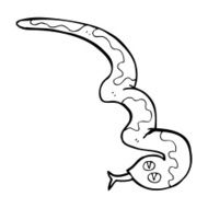 cartoon hissing snake N62