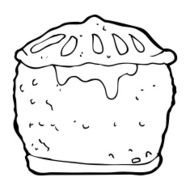 Cartoon Meat Pie N22