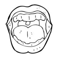 Cartoon Mouth N43