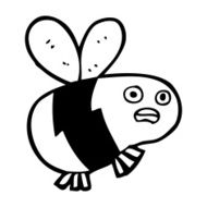 Cartoon Bee N158