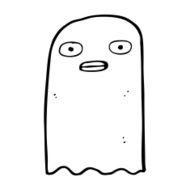 funny cartoon ghost N123