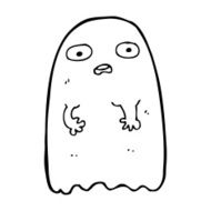 funny cartoon ghost N125