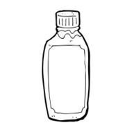 Cartoon Water Bottle N109
