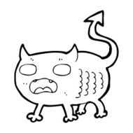 cartoon little imp N47