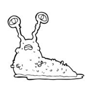 cartoon gross slug N21