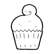 cartoon cupcake N200
