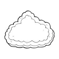 cartoon decorative cloud N55