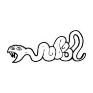 Cartoon Snake N275