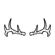 Cartoon Antlers N9