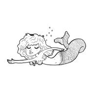 Cartoon Mermaid N90